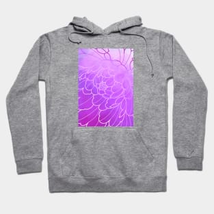 lilac peony flower Hoodie